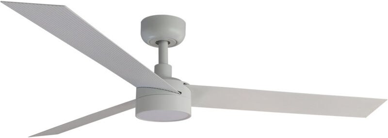 Faro Cruiser Großer Deckenventilator mit 3 Flügeln, mattweiß, mit Licht 2700 – 4000 – 6500 k, Tuya Smart System