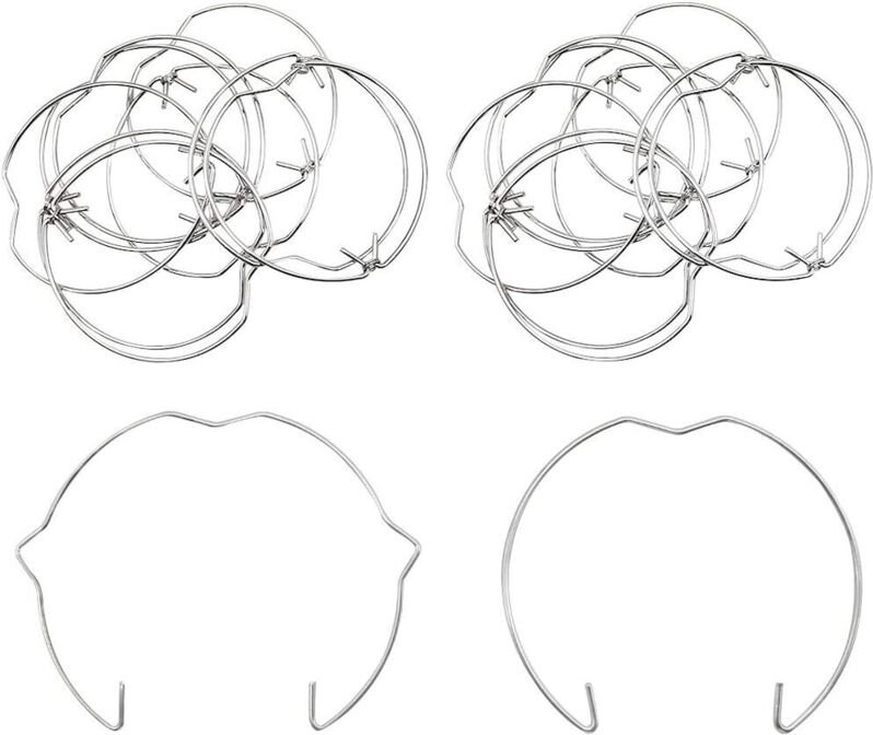 20 Lampenbefestigungsringe für 50-mm-MR16-GU10-Strahler, Klemmringe für Halogen- und LED-Lampen
