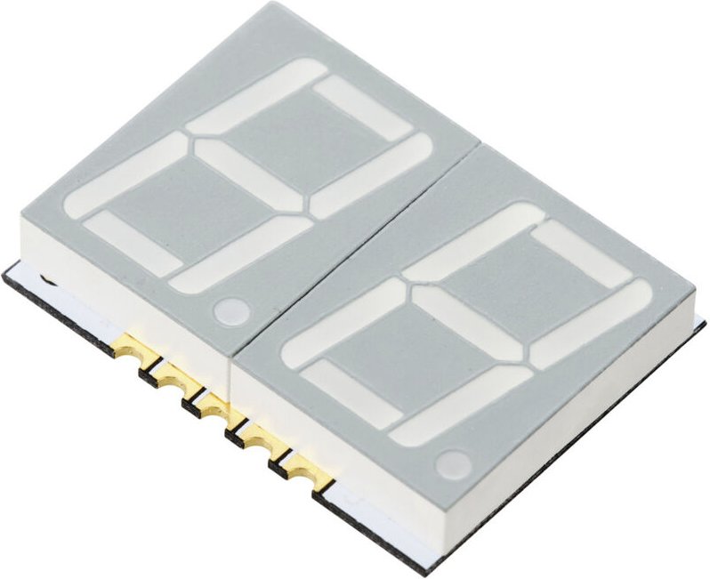 Smd-led Rot 13 mcd Zweiziffern-Display - Tru Components
