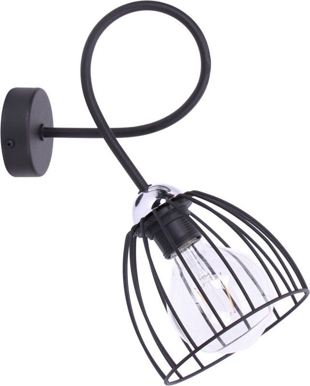 Draht RETRO WANDLEUCHTE Chrom LOFT