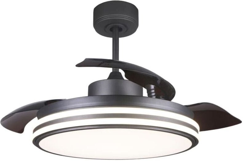 Louis dc Deckenventilator 35W led cct Schwarz