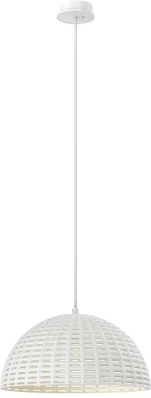 Herdis Pendelleuchte aus Gips, ø 34 cm - weiß - Lucande