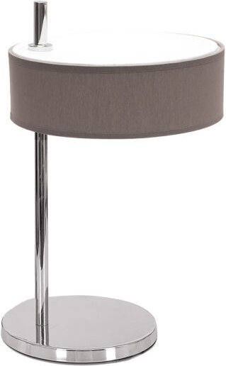 Haiti tischlampe 1xe14 chrom/topo 37x22x26 cm