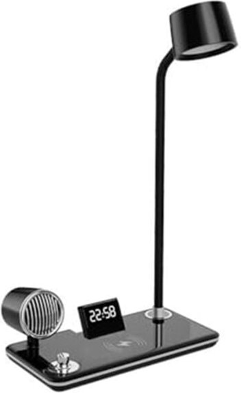 Schreibtischlampe, kabellose verstellbare Nachttischlampe, 360-Grad-Leselampe, Tischlampe für drinnen und draußen, Sofa,...