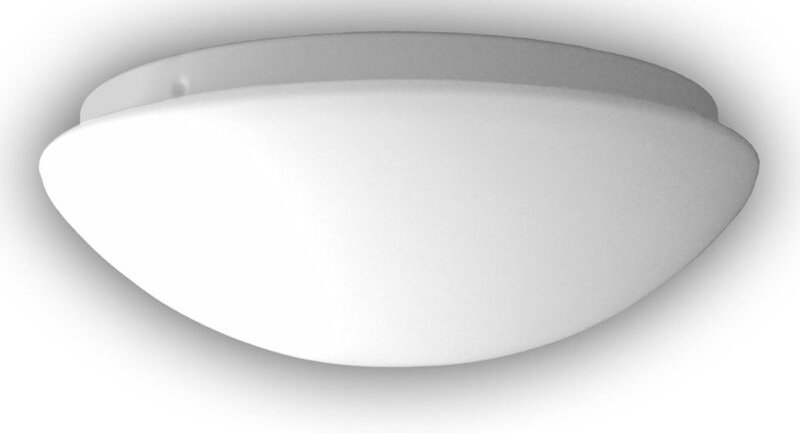 Led Deckenleuchte rund Opalglas matt, Nurglasleuchte, ø 35cm