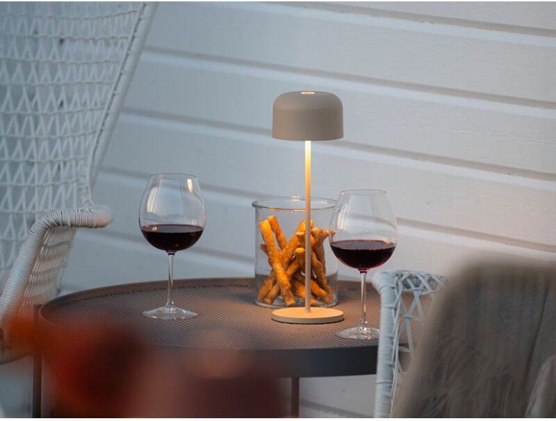 Konstsmide - 7834-330 Lille LED-Akku-Tischlampe 3.5 w Warmweiß Sand