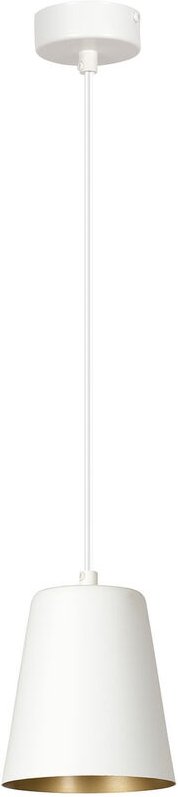 Pendelleuchte E27 Weiß Metall Retro Hängeleuchte