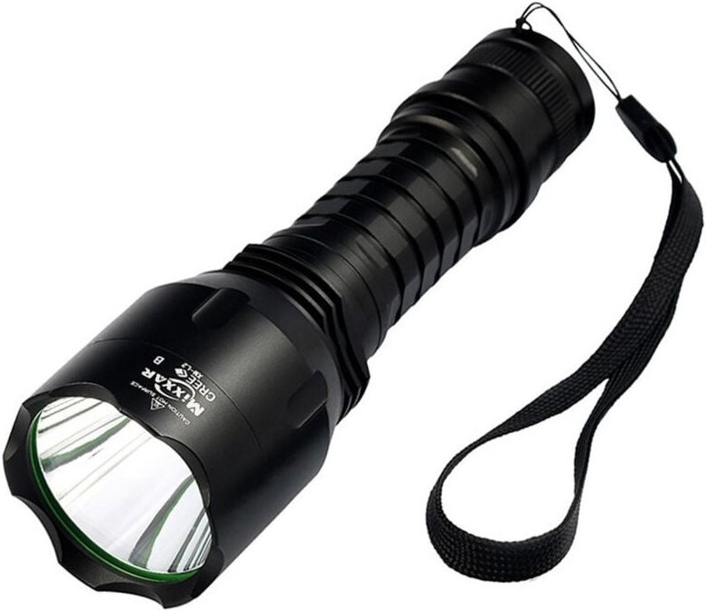 Trade Shop - WATERPROOF LED CREE T6 RECARICABI MIT CARICABATTERIEN -