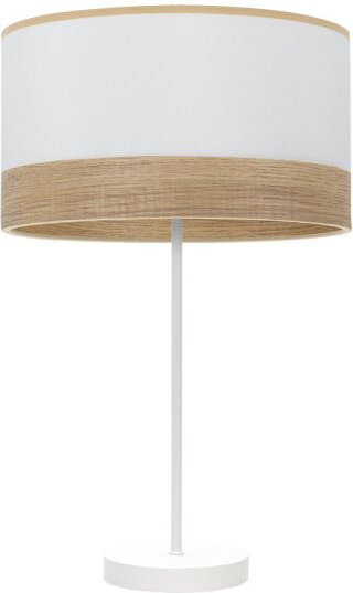 Olga Hohe Tischleuchte 1xe27 Weiß/Weiß-mad.clara 62x30x30 Cm - Fabrilamp