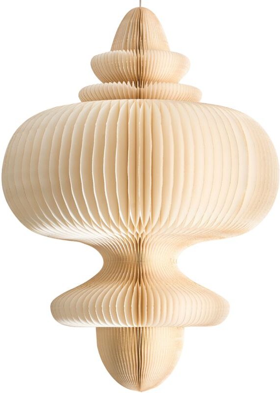 Hängeleuchte AMALSAN Papier Beige