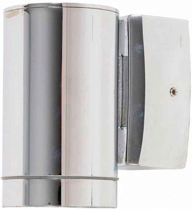 Außenwandleuchte IP64 GU10 Downlight H: 10 cm klein Messing Außenleuchte Wand Haus Balkon Spot