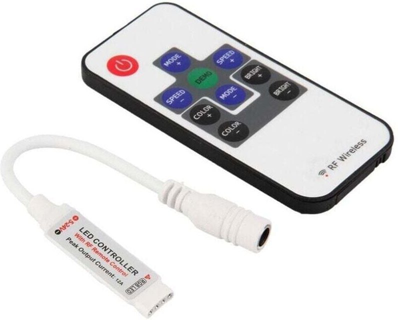 Vtizikl Dimmer Per Striscia Led Rgb Telecomando Rf Wireless Controller Strip Light 12v -