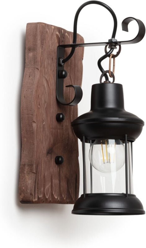 Wandleuchte Fanala Schwarz