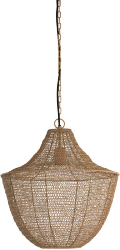 Light&living - hängeleuchte - Sharika - braun - metall - E27 -