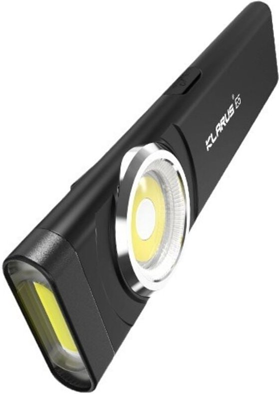 USB C wiederaufladbare COB-Arbeitsleuchte, 600 Lumen, Mini-Flach-EDC-Taschenlampe mit Magnetfuß und Schnallenclip – geei...