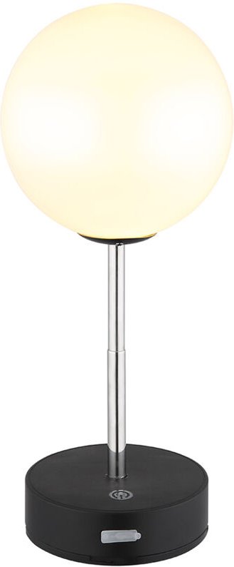 Thumbnail - Globo - Tischleuchte Tischlampe Wohnzimmerlampe Touchdimmer schwarz verstellbar usb led