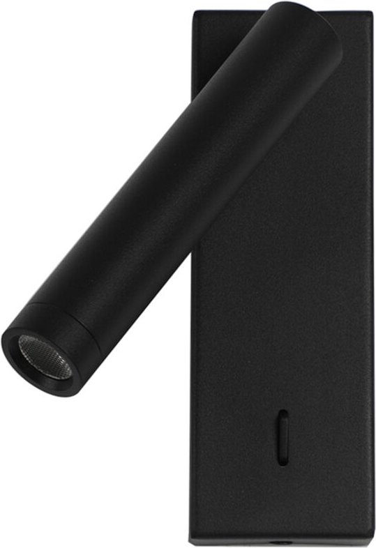 CALI LED-Wandleuchte, sandgestrahlt schwarz, ITALUX WL-21017-BL