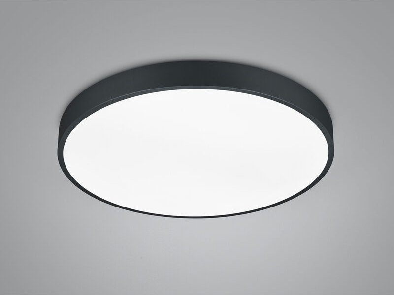 Thumbnail - Trio Leuchten - led Deckenleuchte waco in Schwarz matt extern dimmbar flach, ø 49cm