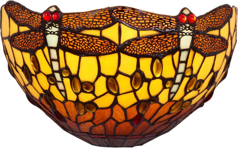 Wandleuchte der Belle Amber-Serie