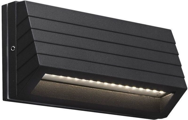 Sierra Balisage Wandleuchte Schwarz 3,6W IP65 Farbtemperatur: Warmweiß 3000K