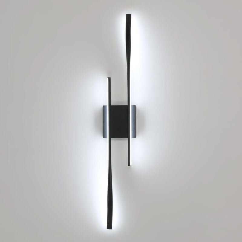 Thumbnail - Comely - LED-Wandleuchte für den Innenbereich, 27 w, 3000 lm, moderne LED-Wandlampe, schwarze Wandleuchte für den Innenb...