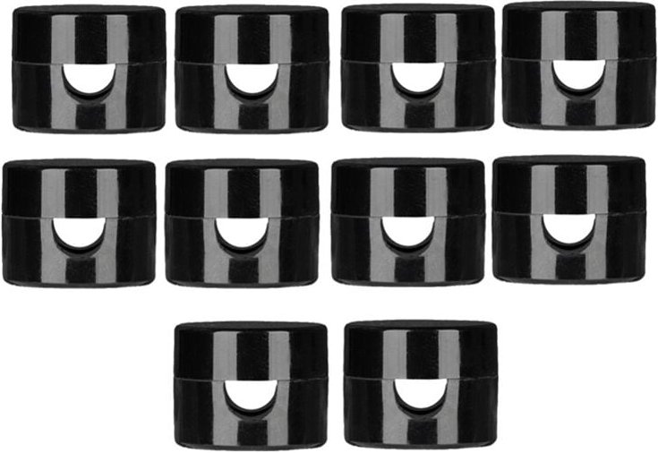 10 Stück Haken für Deckenhängeleuchte, diy Lampe Elektrokabel Kabel Kronleuchter Leuchte Hardware Schwarz