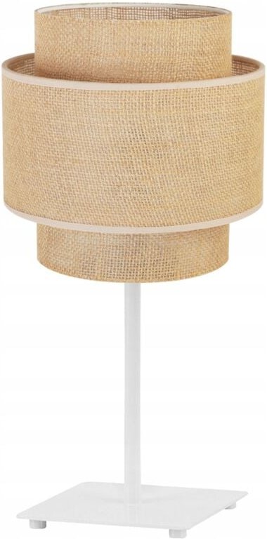 Nachttischlampe Boho Juta Lampenschirm 20 Cm