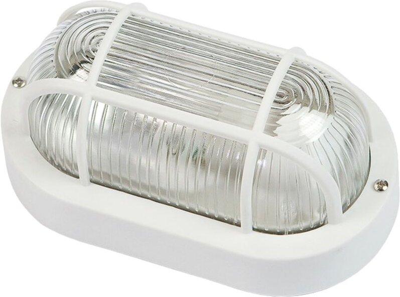 Brixo Deckenbeleuchtung Ovaler Außenanwendungshöhe 17 cm - white