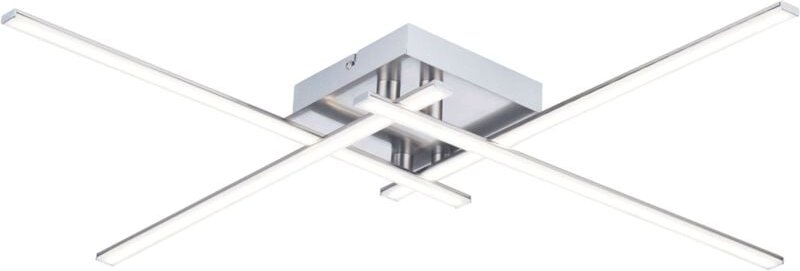 Moderne LED Deckenleuchte Nickel - YUNA