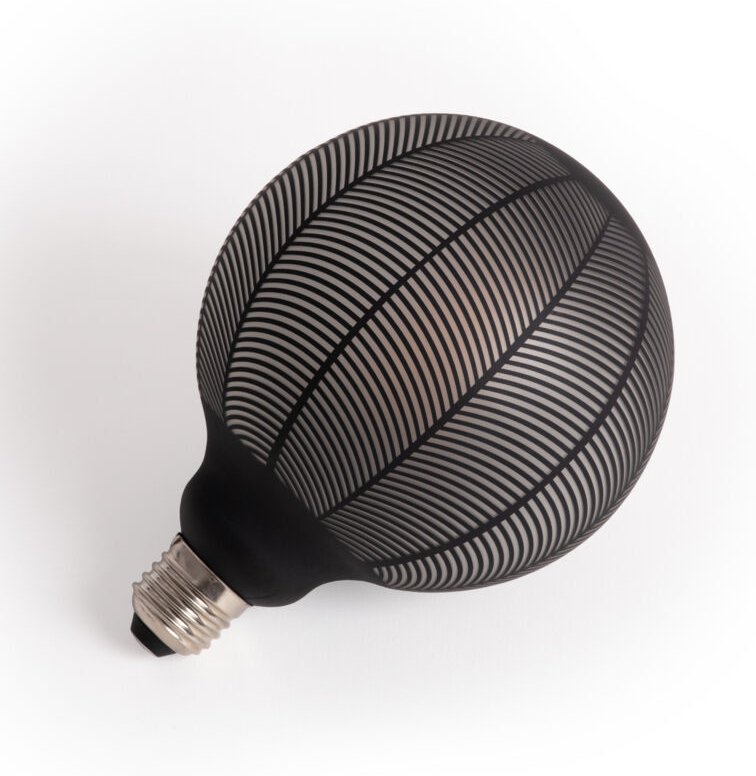 LED Glühbirne Filament LED E27 6W 180 lm G125 Opal No Flicker 1800K Superwarm