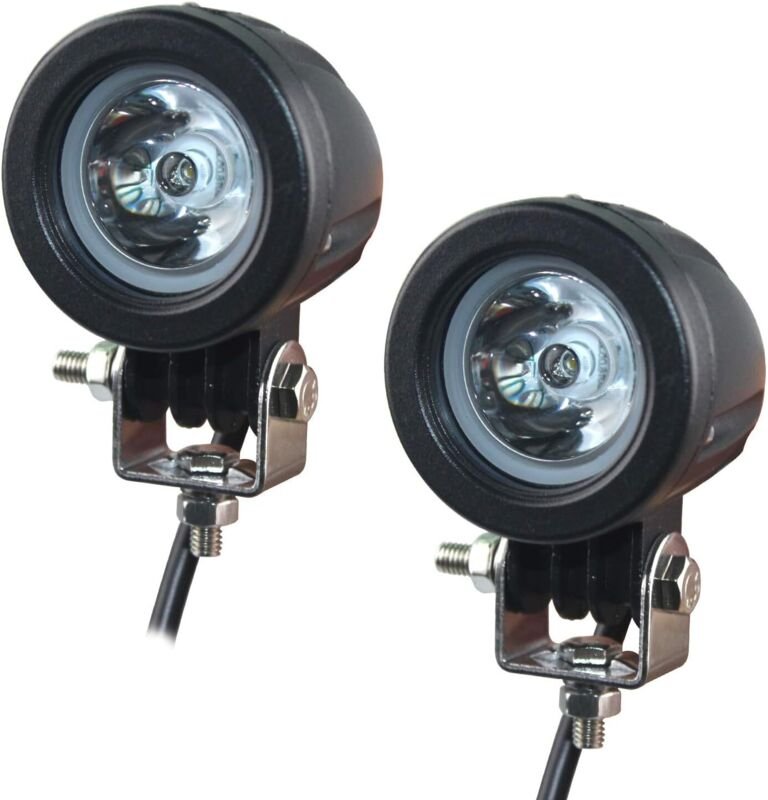 Motorrad-LED-Scheinwerfer, ERICKSEN-TECH 2-Zoll 10W LED-Arbeitsscheinwerfer, LED-Arbeitsscheinwerfer, Motorrad-Zusatzsch...