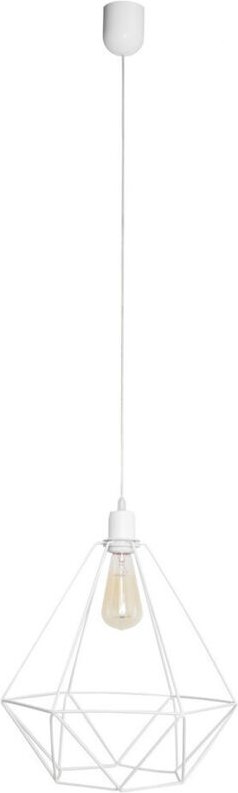 Karo Drahtrahmen Pendelleuchte Weiß 35cm - Helam