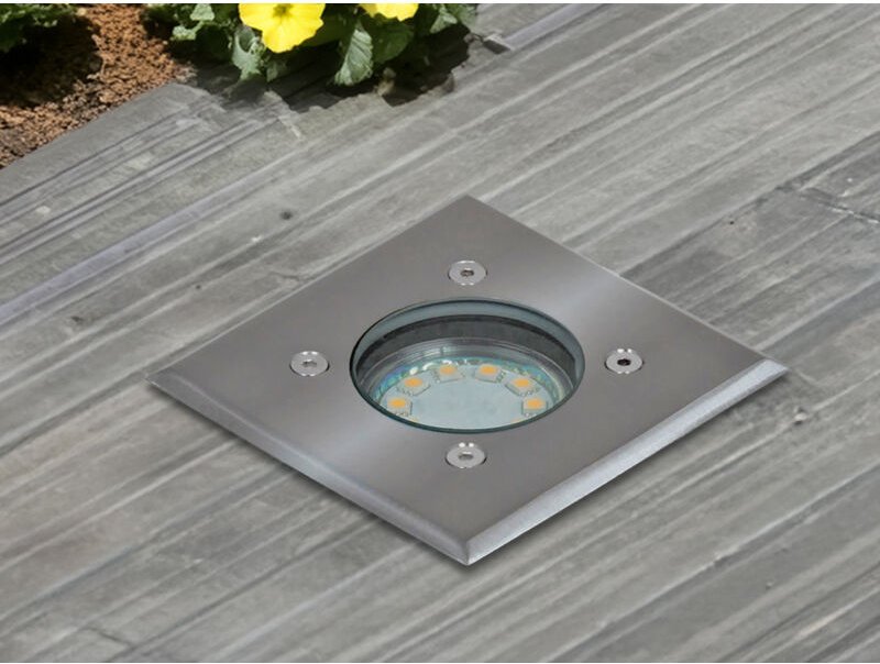 01.586.20 Außeneinbauleuchte GU10 led 3 w Silber - Smartwares