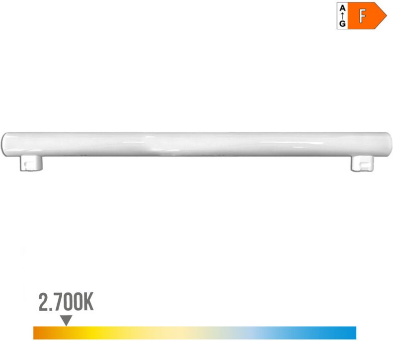 EDM - Linestra led, 2 Fassungen, S14S, 9W, 700lm, 2700K, warmes Licht, Ø3x50cm 98808
