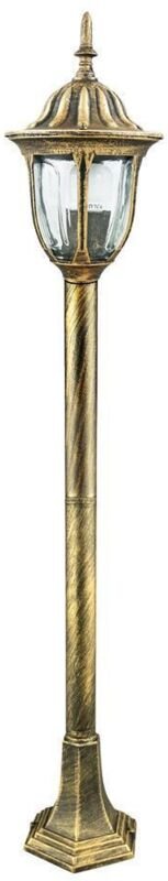 Retro Florence Garten-Stehleuchte 100cm E27 IP43 Patina Goldlux