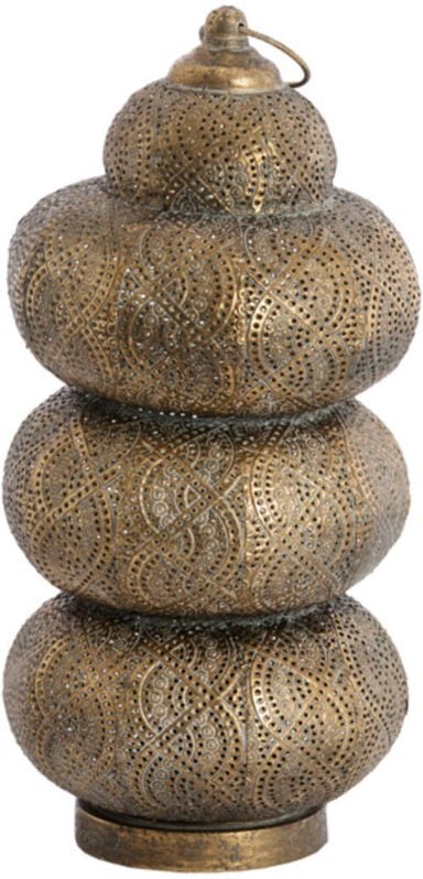 Light & Living - tischlampe - Kaito - braun - metall - Ø 20cm -