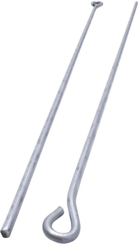 Thumbnail - PROTEKTOR Abhängedraht mit Öse für Abhänger Trockenbau 100 Stück, Silber, Zubehör Deckenprofile, Made in Germany - 375mm