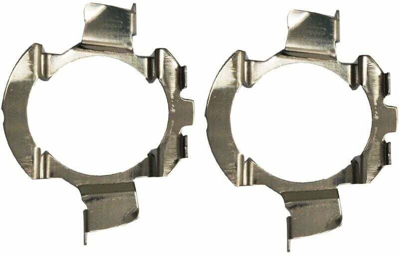 Stück Metall-LED-H7-Lampenadapter, Lampensockelhalterung, Clip für Quattro/Polo 6r / Polo 9r / Jetta Sport (MK6) / Opel ...