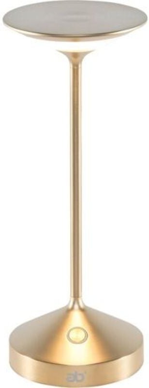 ab+ by Abert Tempo Mini tragbare Tischleuchte Messing