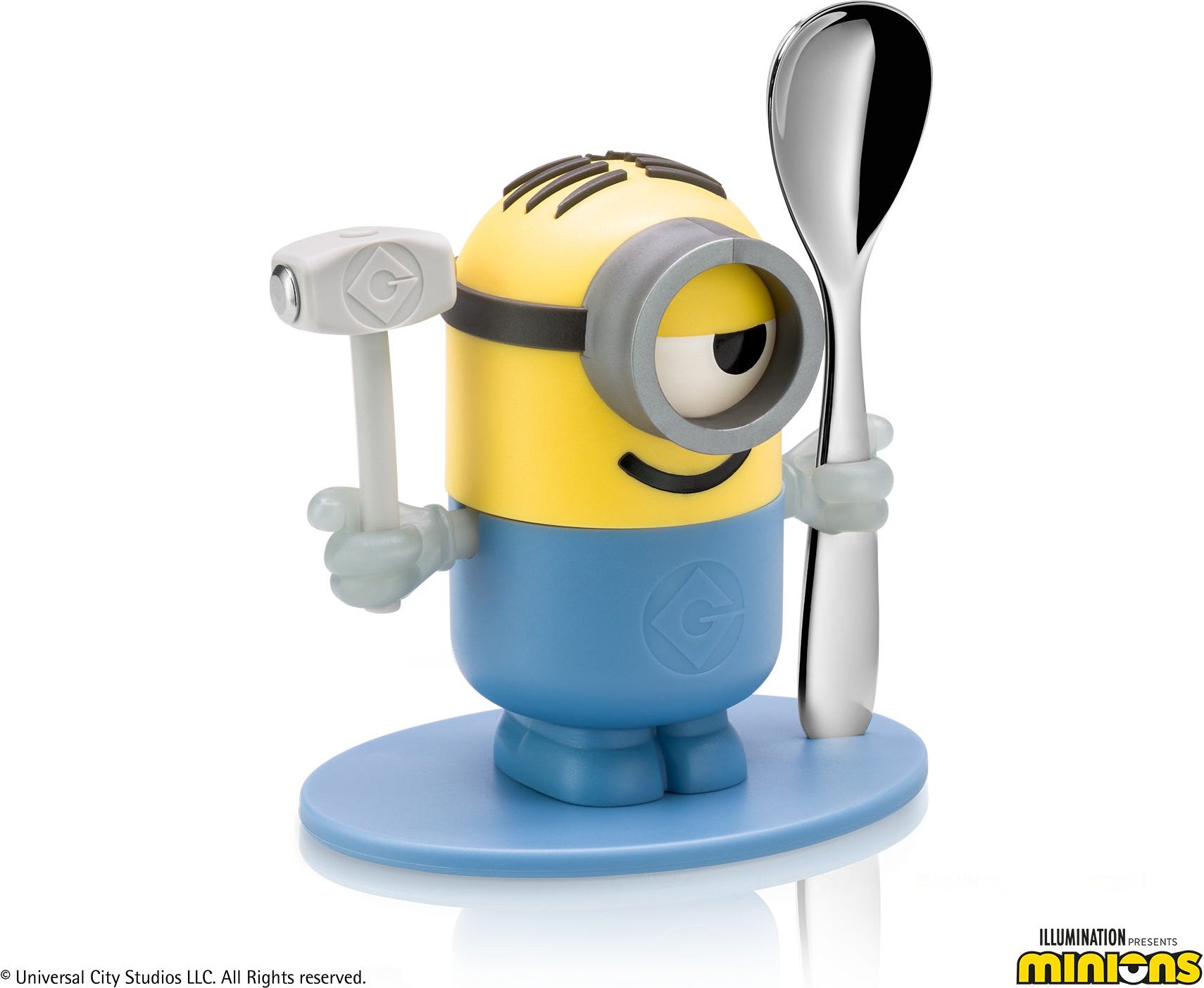 Eierbecher Minions® mit Löffel