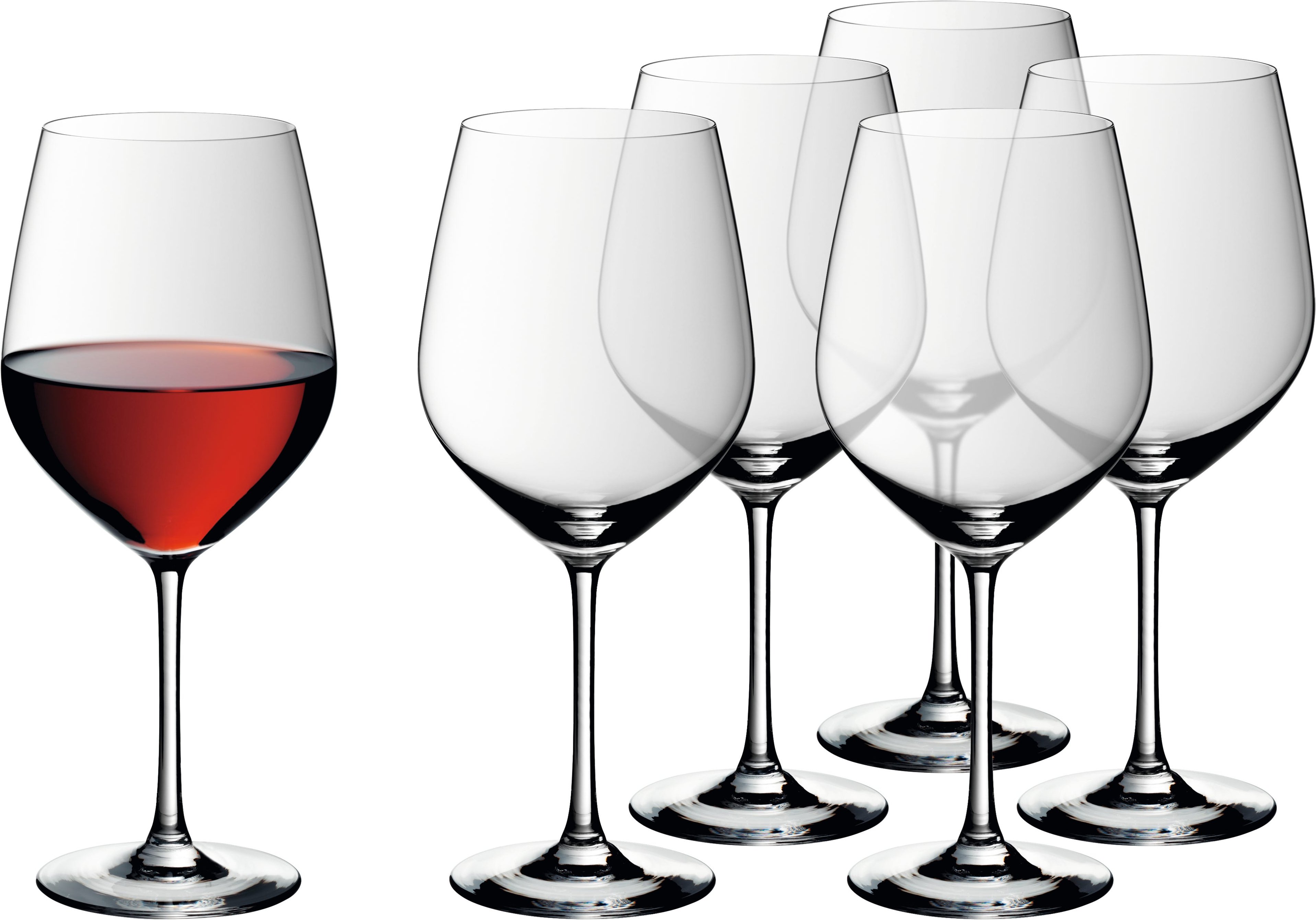 EasyPlus Burgunderkelche, 6 Stück