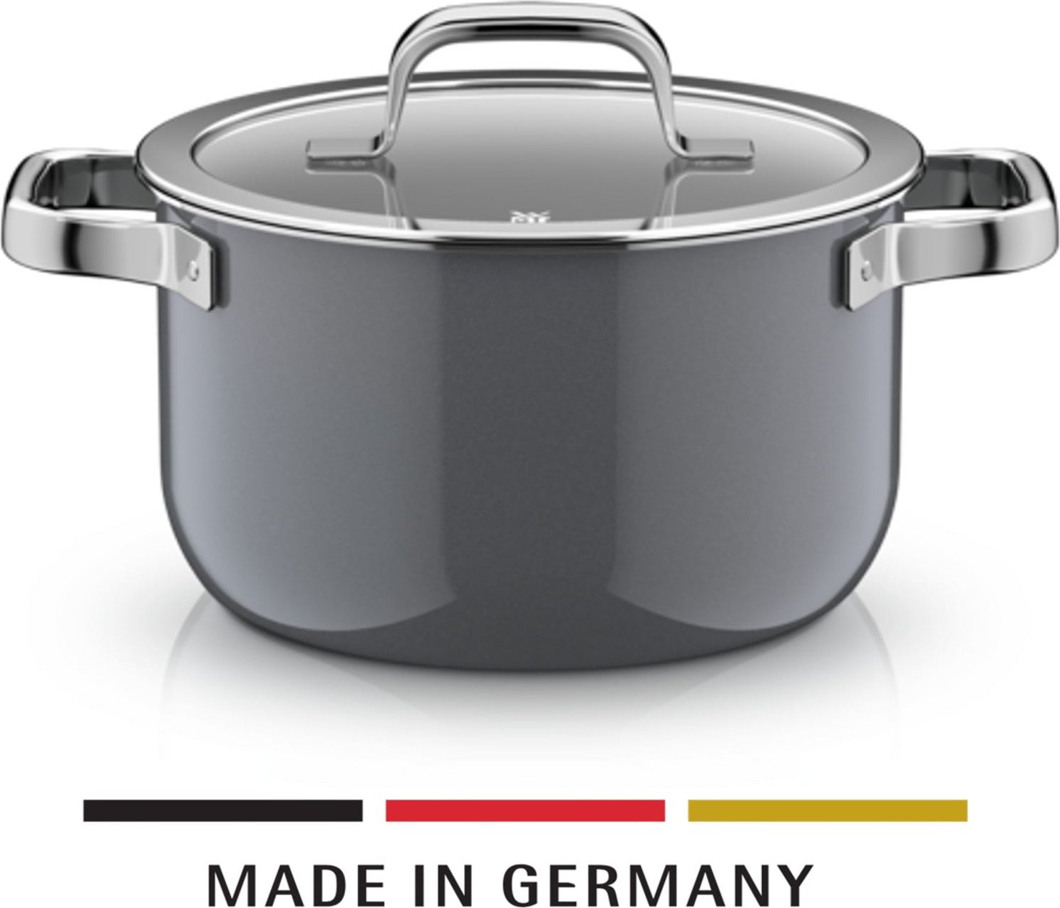 Fusiontec Mineral Pro, Kochtopf mit Deckel, 20 cm, Platinum