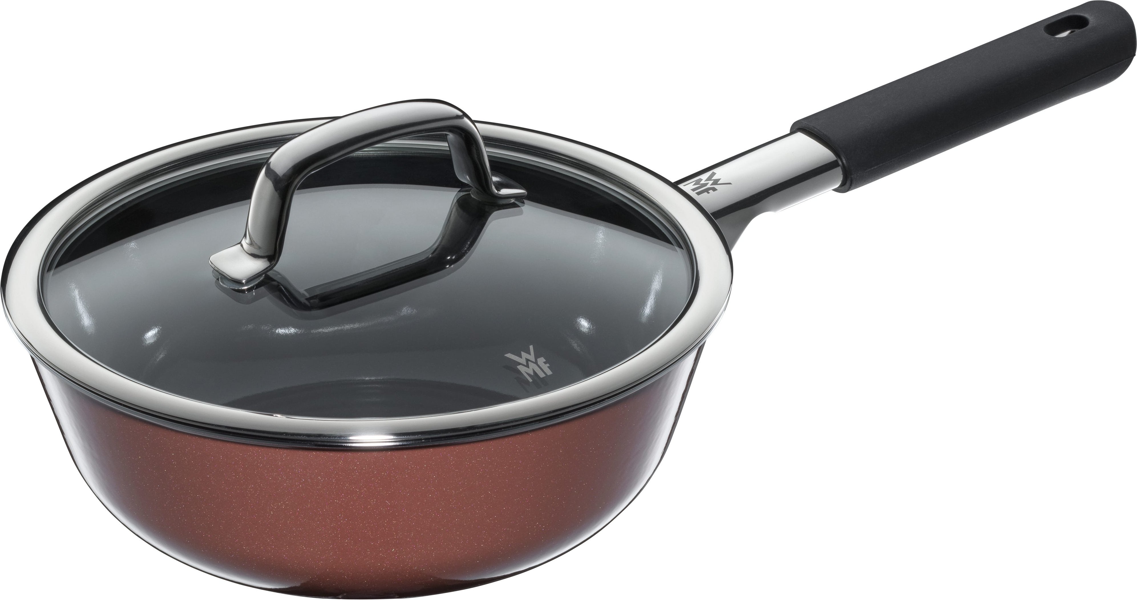 Fusiontec Mineral Multi-Topf mit Glasdeckel, 22 cm, Rose Quartz