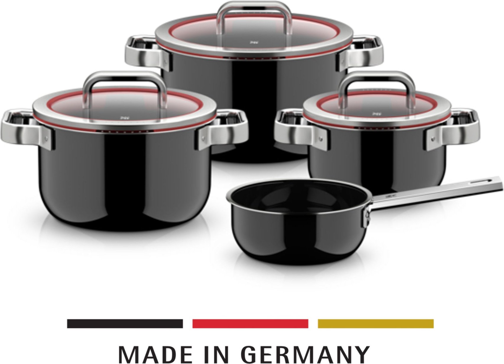 Fusiontec Function Pro, Topf-Set, 4-teilig, Black