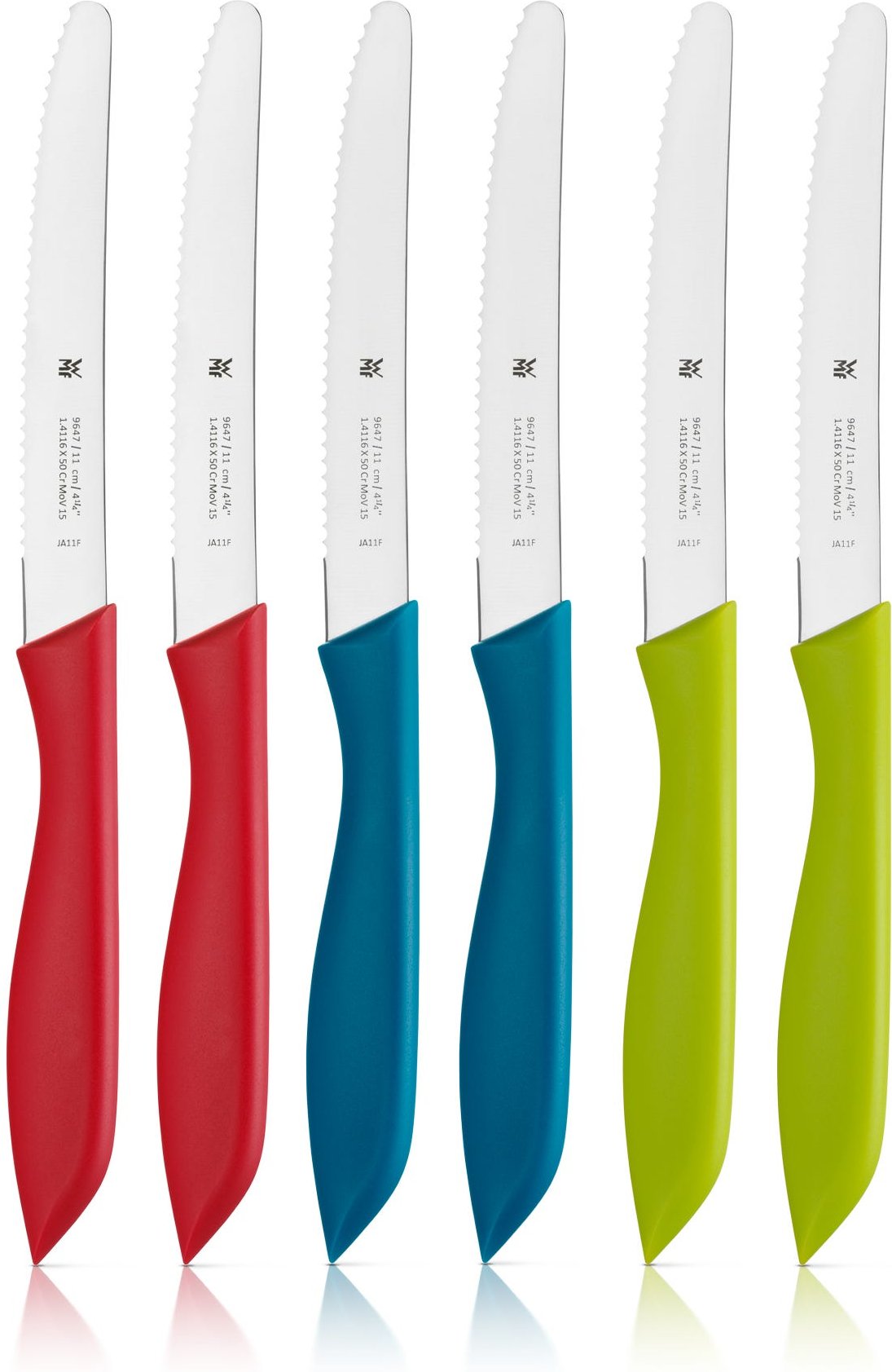 Vespermesser-Set, 6-teilig, Bunt