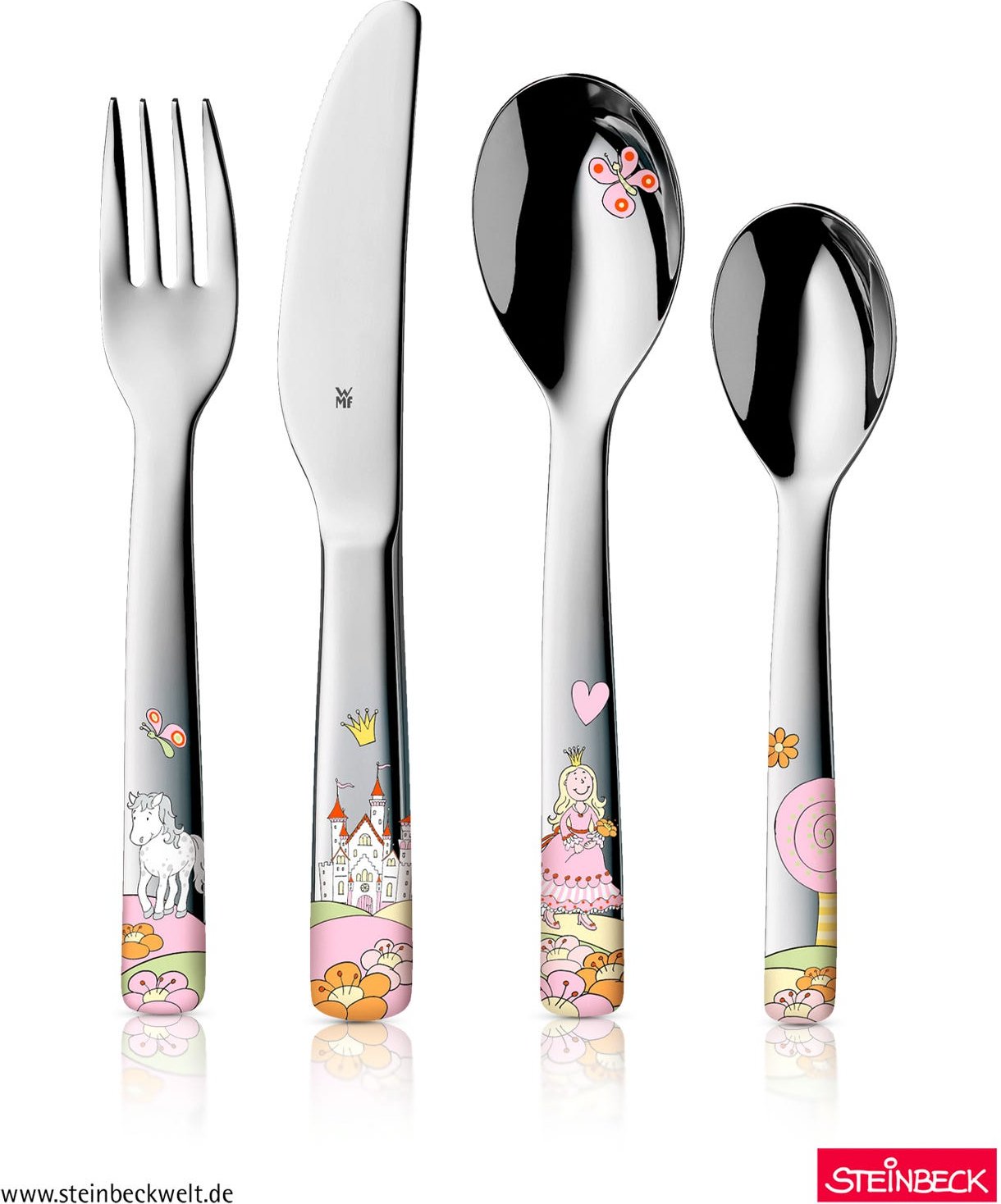 Kinderbesteck-Set Prinzessin Anneli, 4-teilig