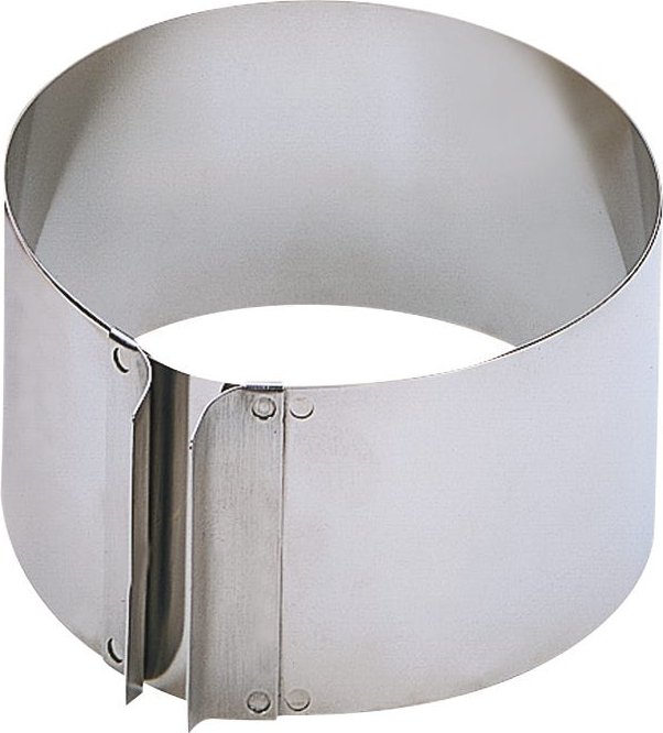 KAISER Inspiration Tortenring mit Griffen, 9 cm hoch