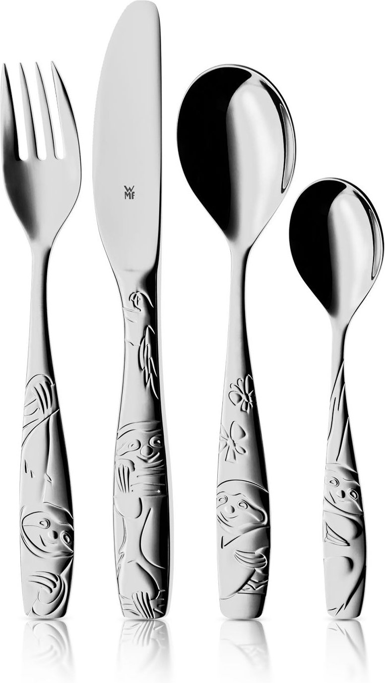 Thumbnail - Kinderbesteck-Set Faultier Tommi, 4-teilig