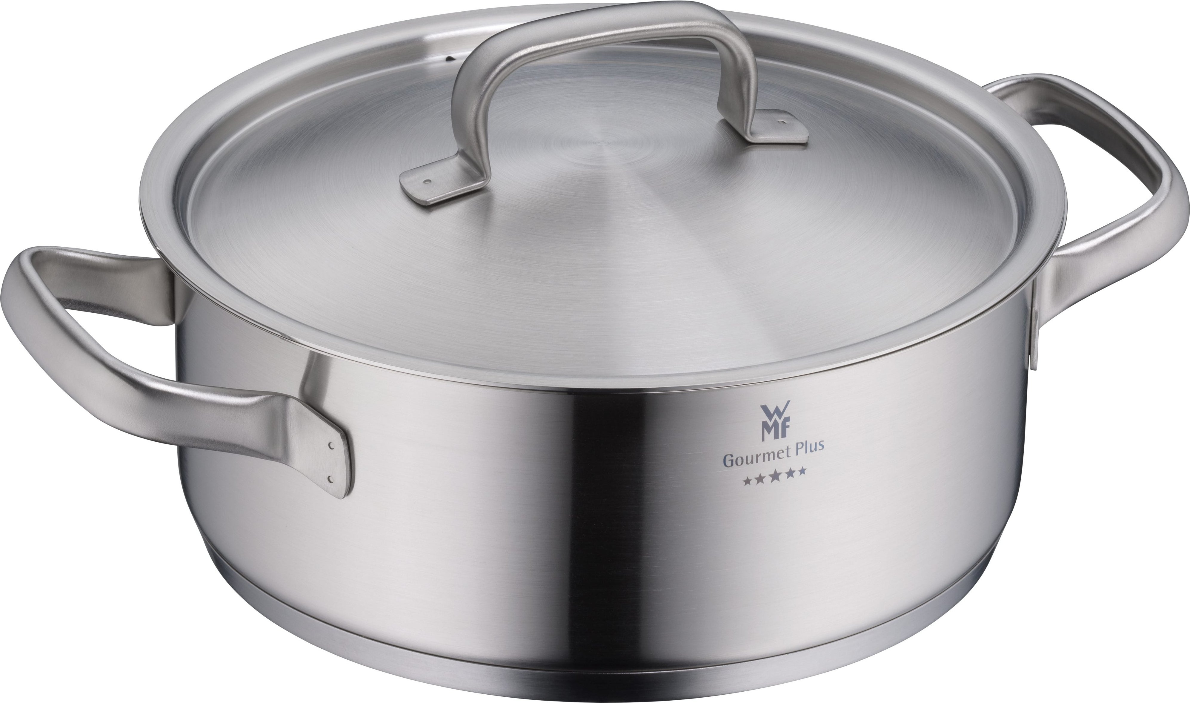 Gourmet Plus Bratentopf mit Deckel, 24 cm