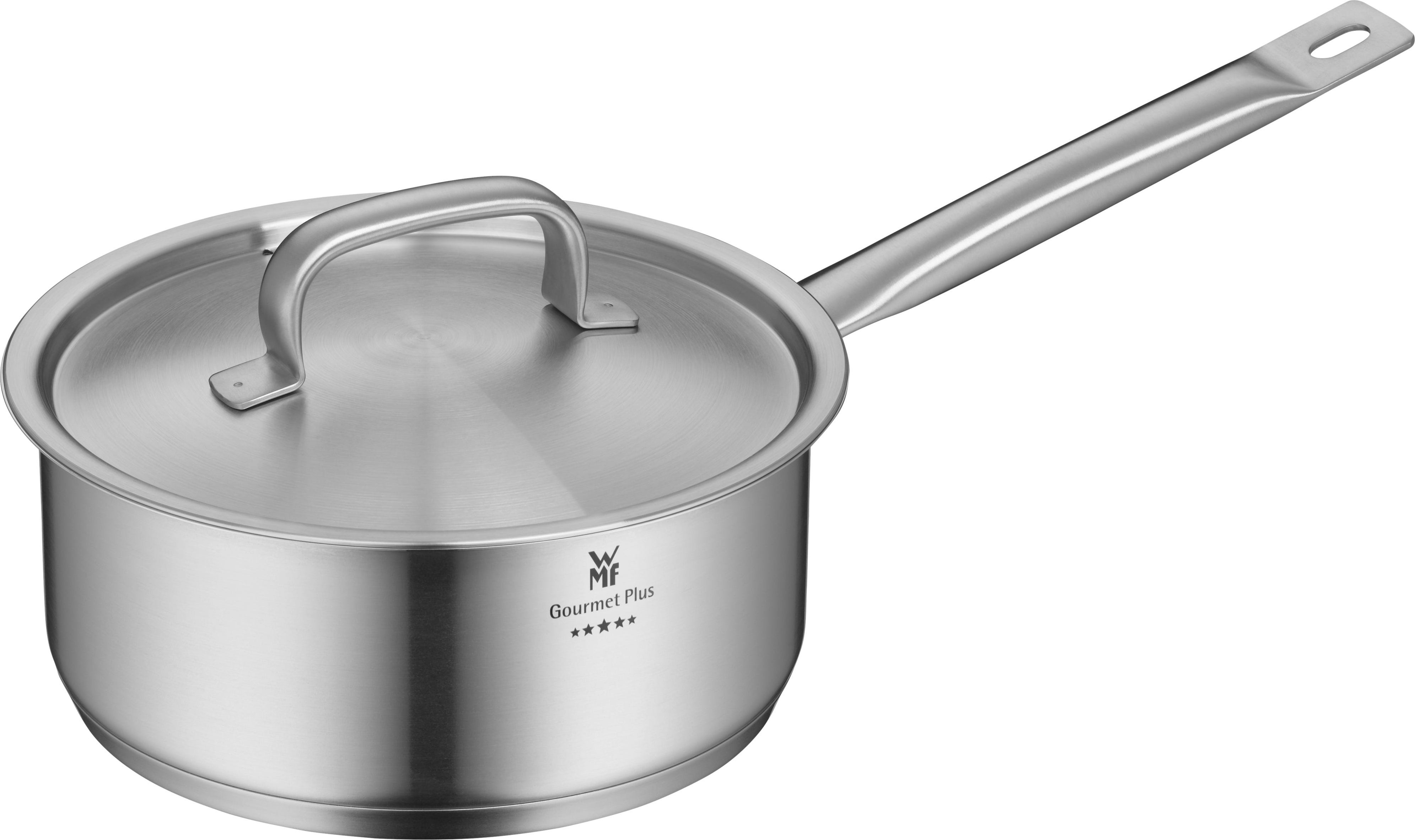 Gourmet Plus Stielkasserolle mit Deckel, 20 cm